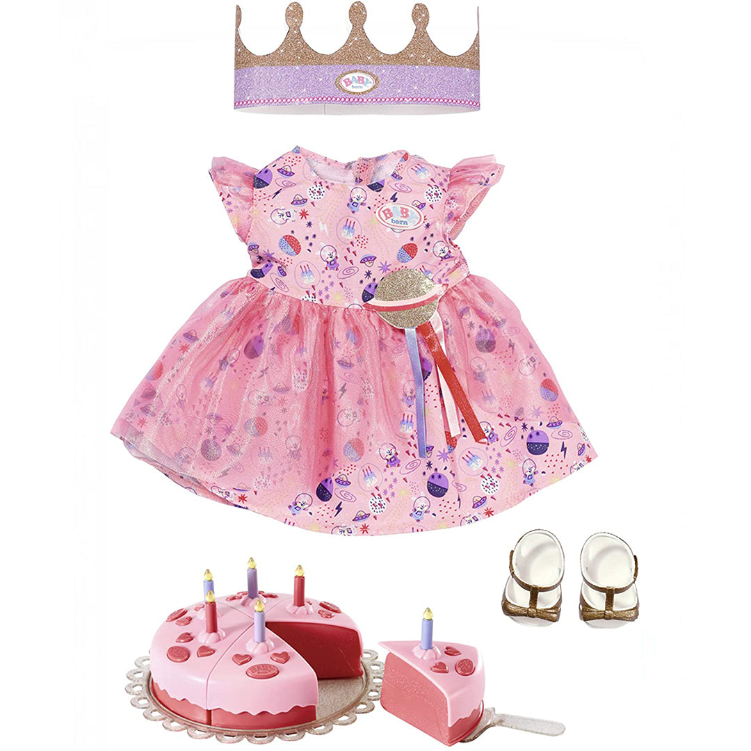 Buy Baby Born Deluxe Happy Birthday Set for 43cm Doll | Yallatoys.com