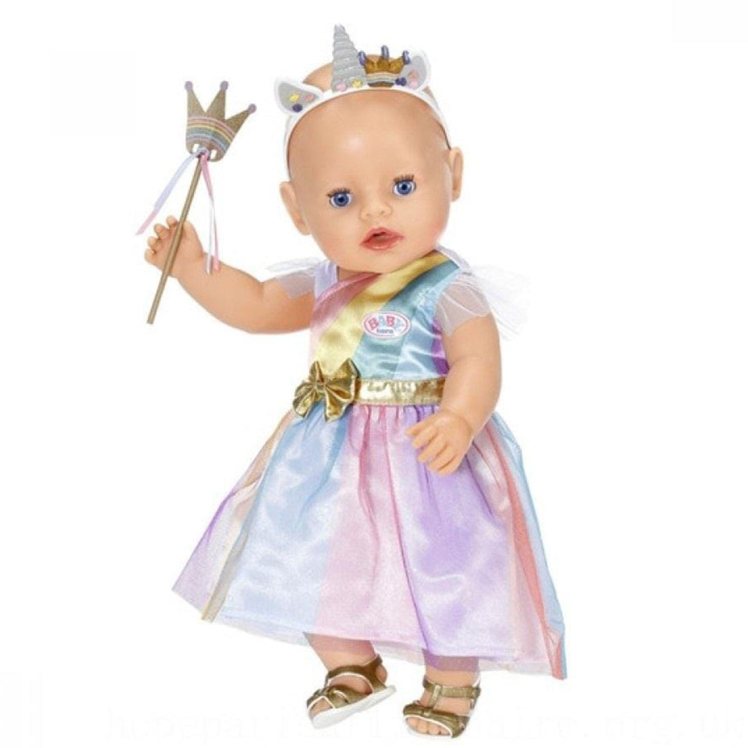 Buy Baby Born Unicorn Deluxe Princess 43cm Doll Outfit | Yallatoys.com