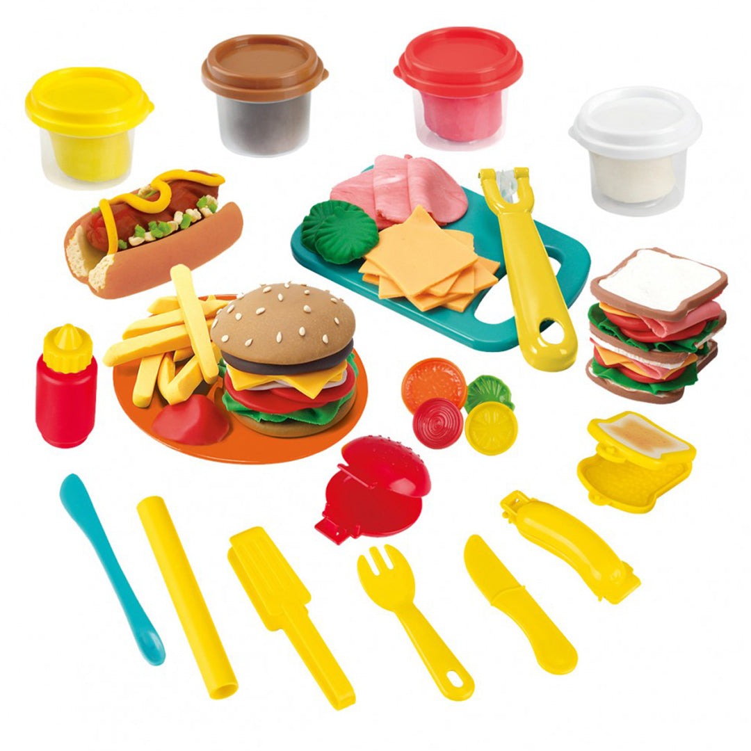 Buy Playgo Burger Kitchen Set | Yallatoys.com
