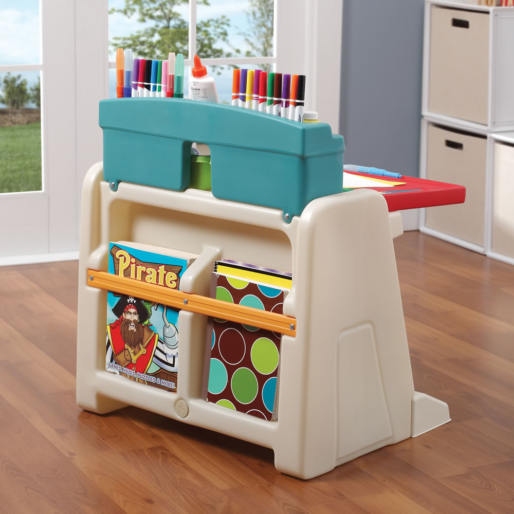 Buy Step2 Flip & Doodle Easel Desk With Stool | Yallatoys.com