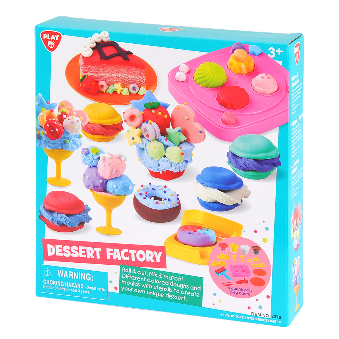 Buy Playgo Dessert Factory with Dough | Yallatoys.com