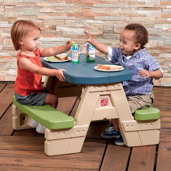 Buy Step2 Sit&Play Picnic Table With Umbrella | Yallatoys.com