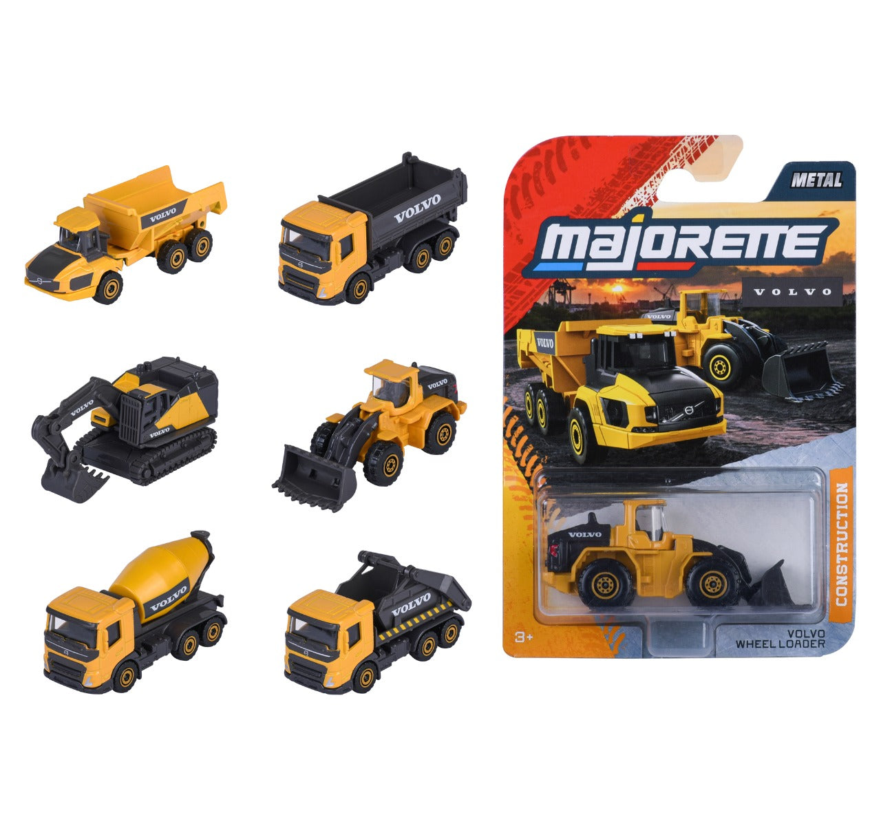 Majorette Volvo Construction Premium diecast