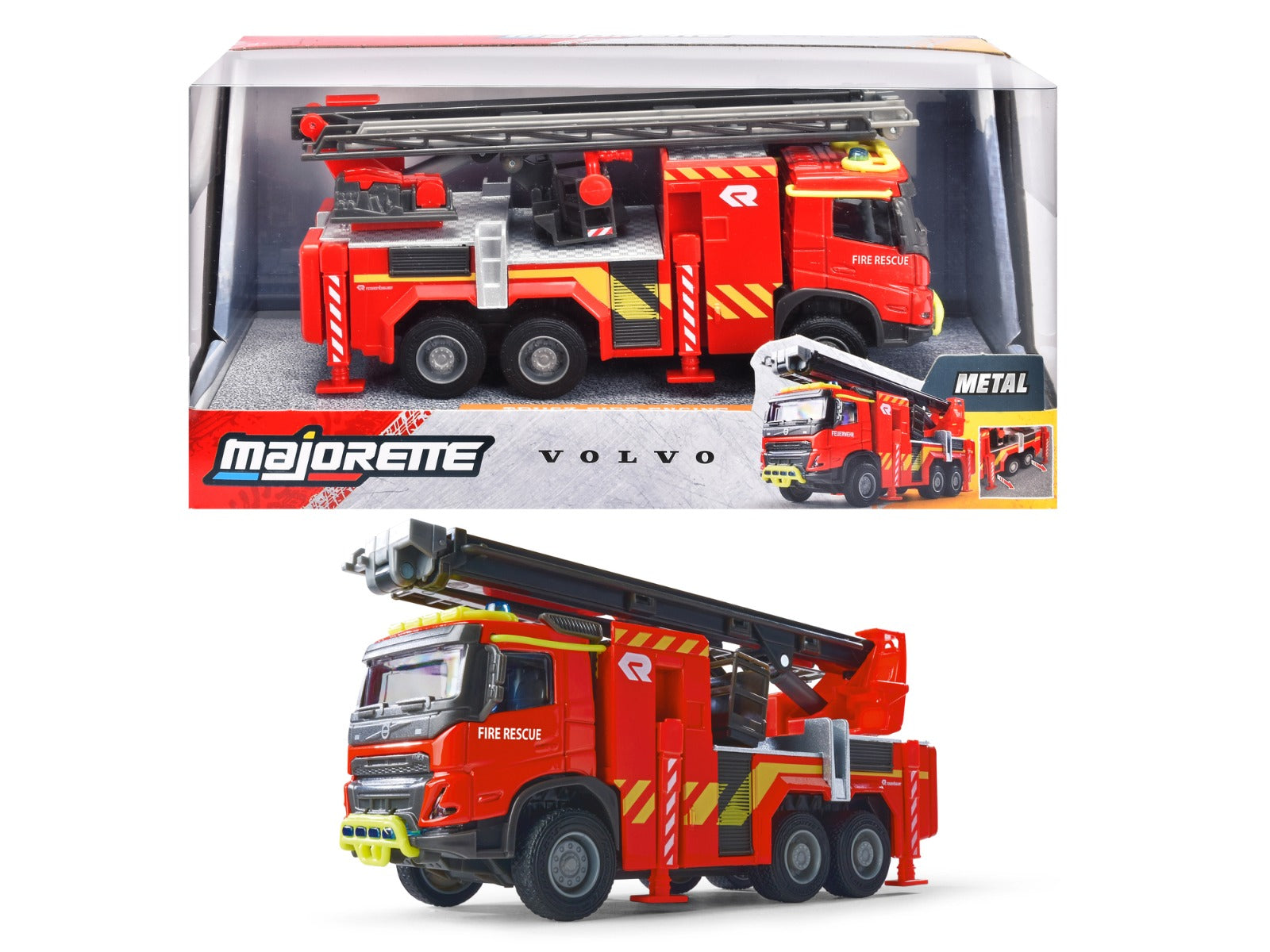Buy Majorette Work Machine Volvo Fire Truck | Yallatoys.com
