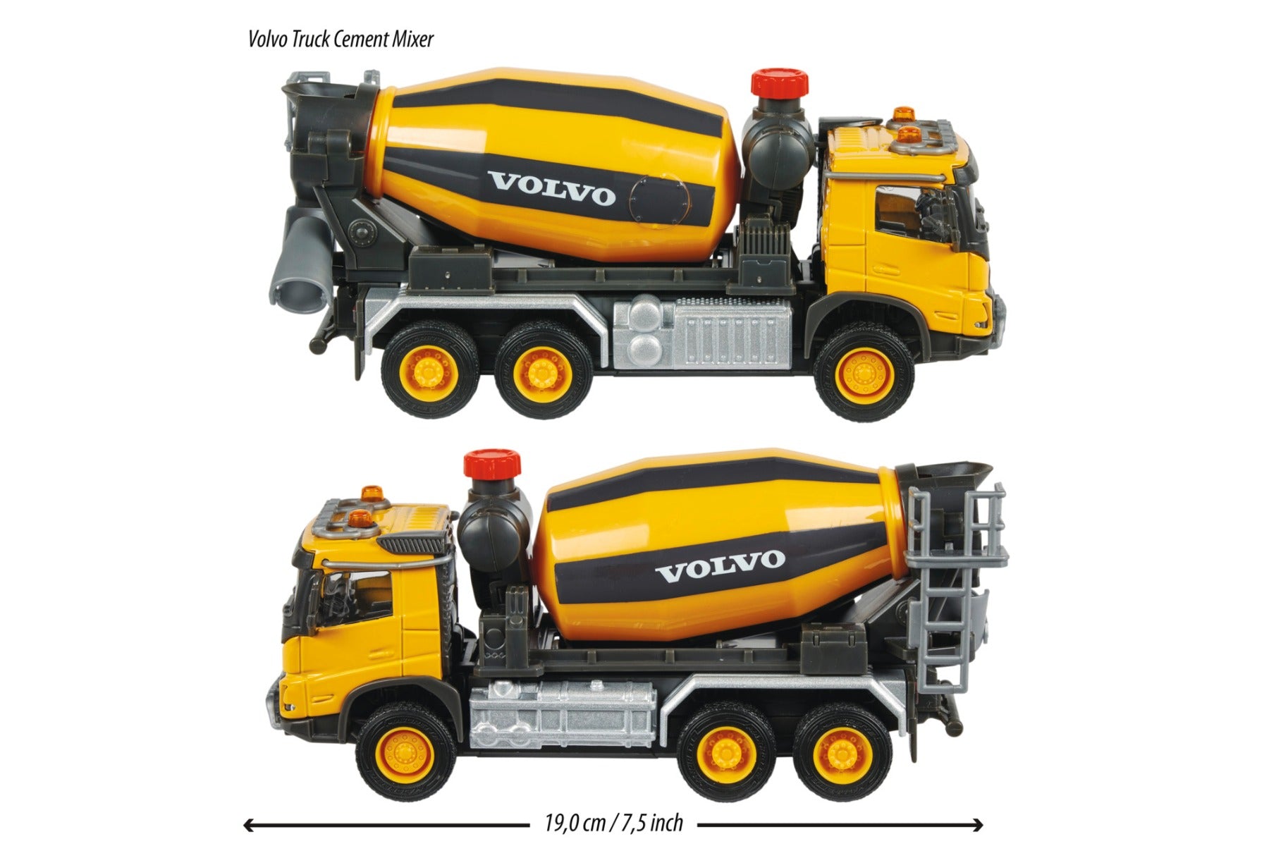 Buy Majorette Volvo Fmx Truck Cement Mixer | Yallatoys.com