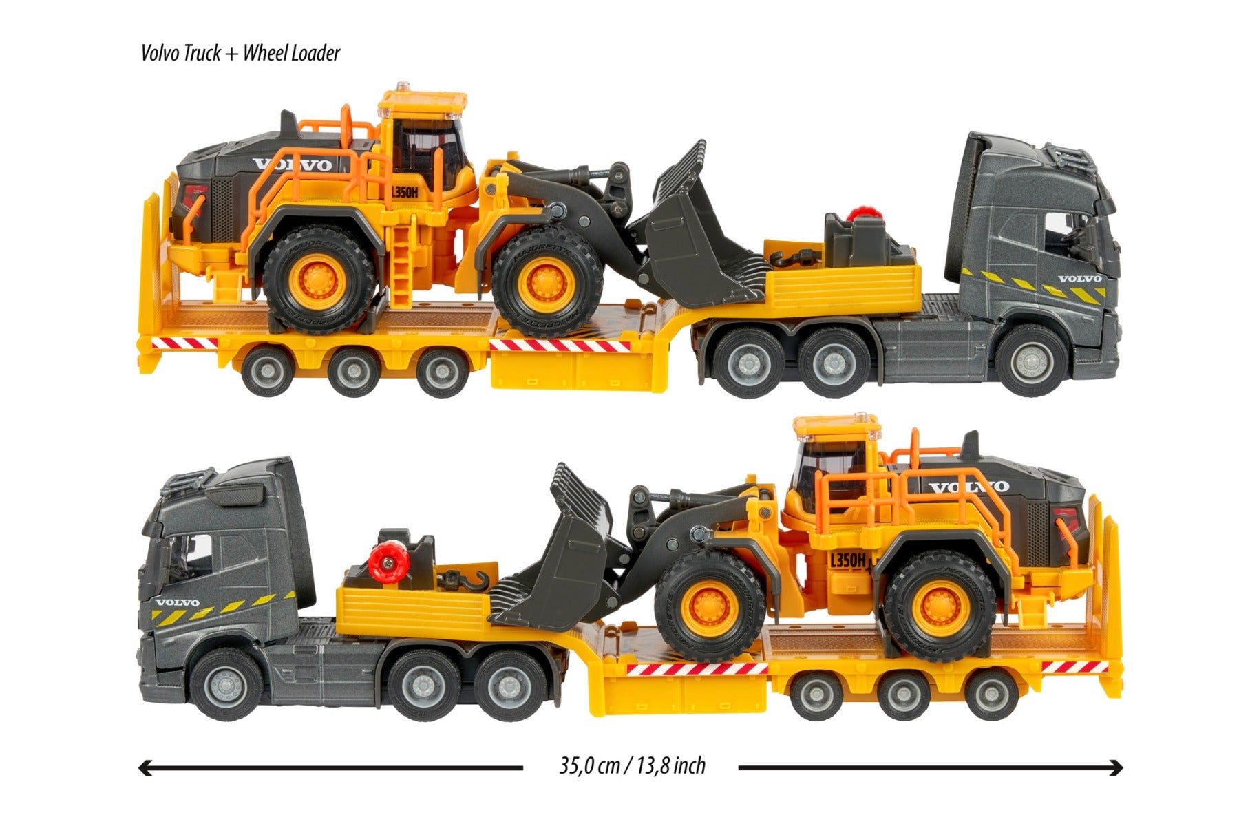 Buy Majorette Volvo FH16 Truck + Wheel Loader | Yallatoys.com