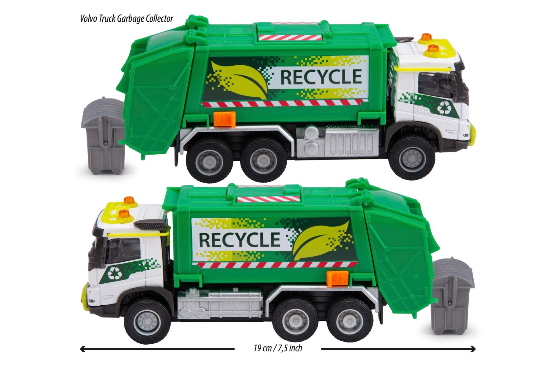 Buy Majorette Volvo Fmx Truck Garbage Collector | Yallatoys.com