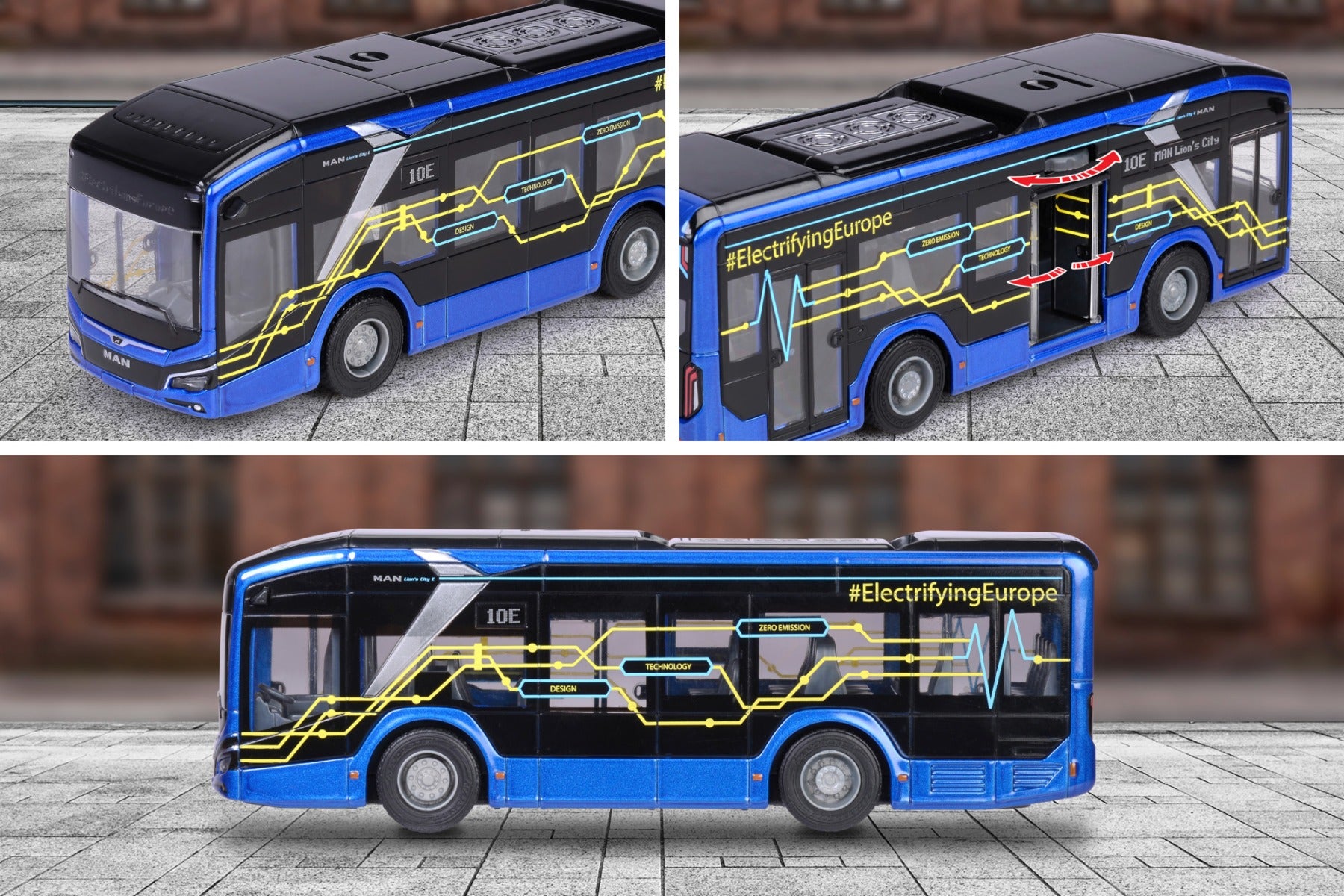 Buy Majorette Man Lion'S City 10 E Bus | Yallatoys.com