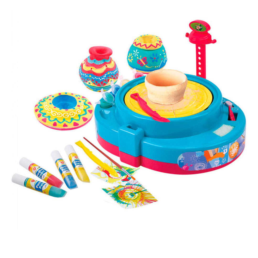 Buy Playgo Paint & Pottery Wheel 2 In 1 | Yallatoys.com