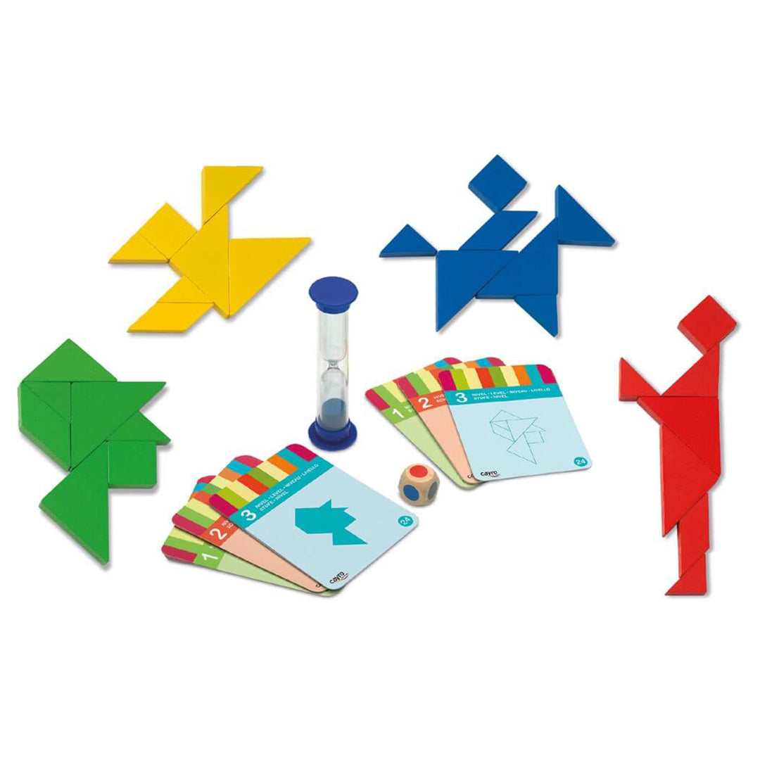 Buy Cayro 4 Wooden Tangrams | Yallatoys.com