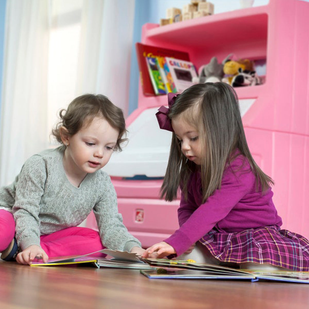 Buy Step2 Lift & Hide Bookcase Storage Chest Pink | Yallatoys.com
