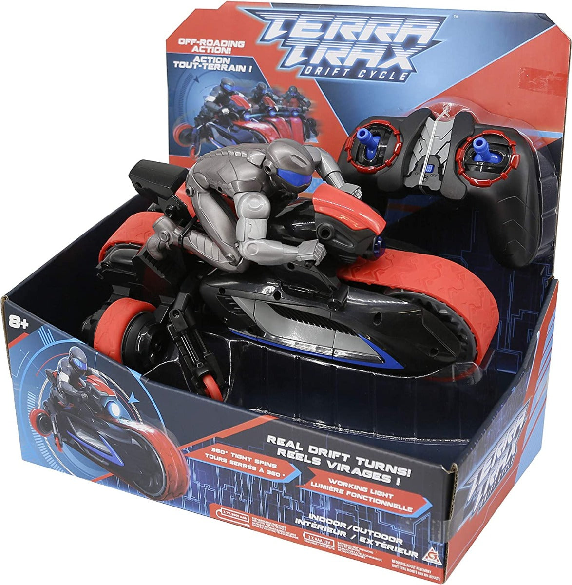 Buy Alpha Remote Control Drift Cycle Terra Trax | Yallatoys.com
