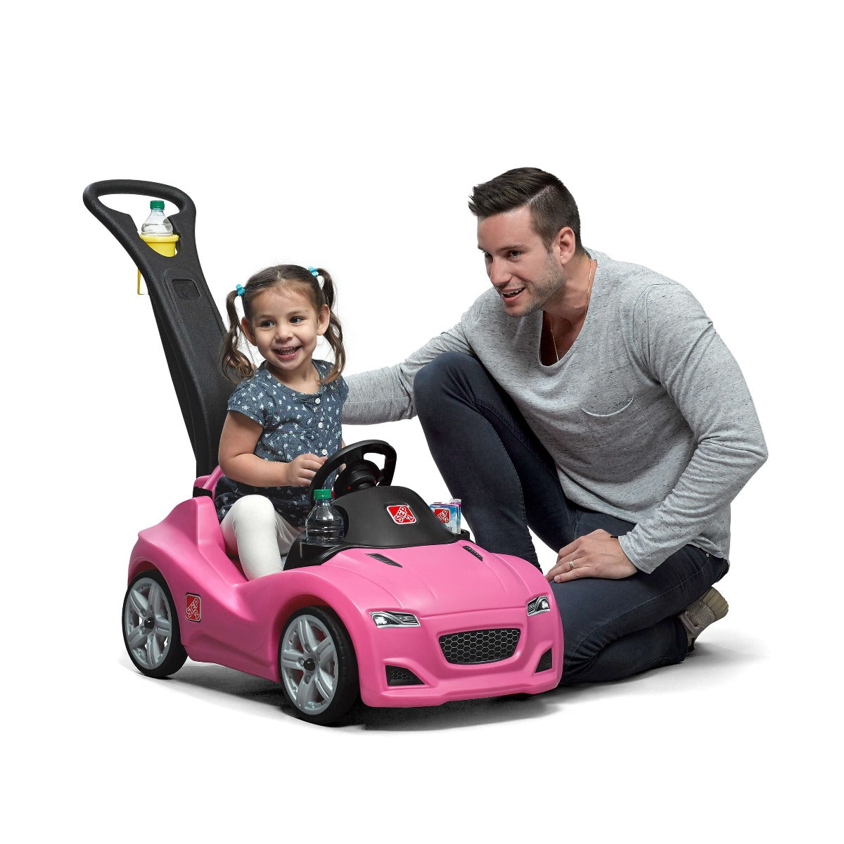 Buy Step2 Whisper Ride Push Car Buggy Pink | Yallatoys.com