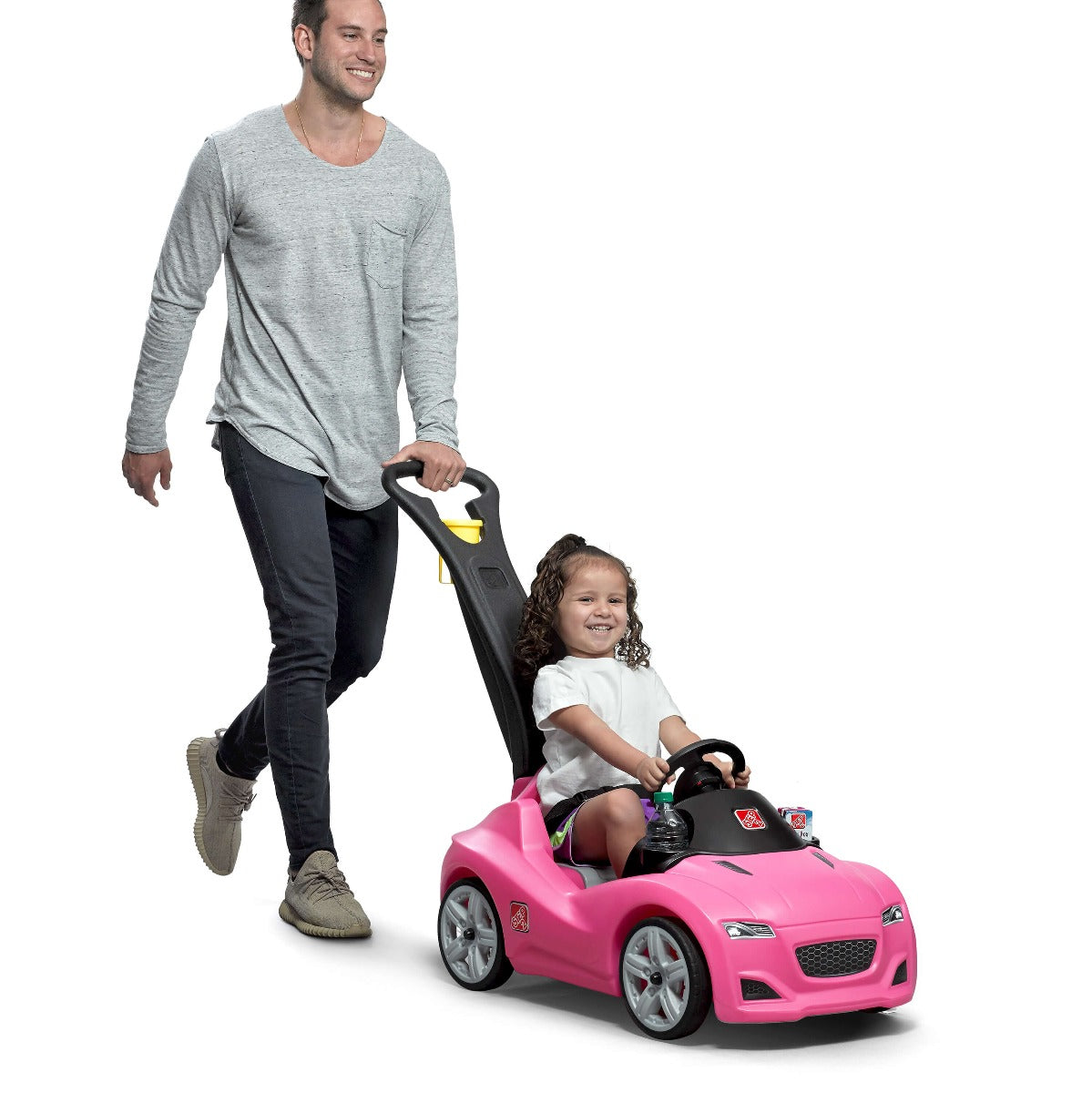 Buy Step2 Whisper Ride Push Car Buggy Pink | Yallatoys.com
