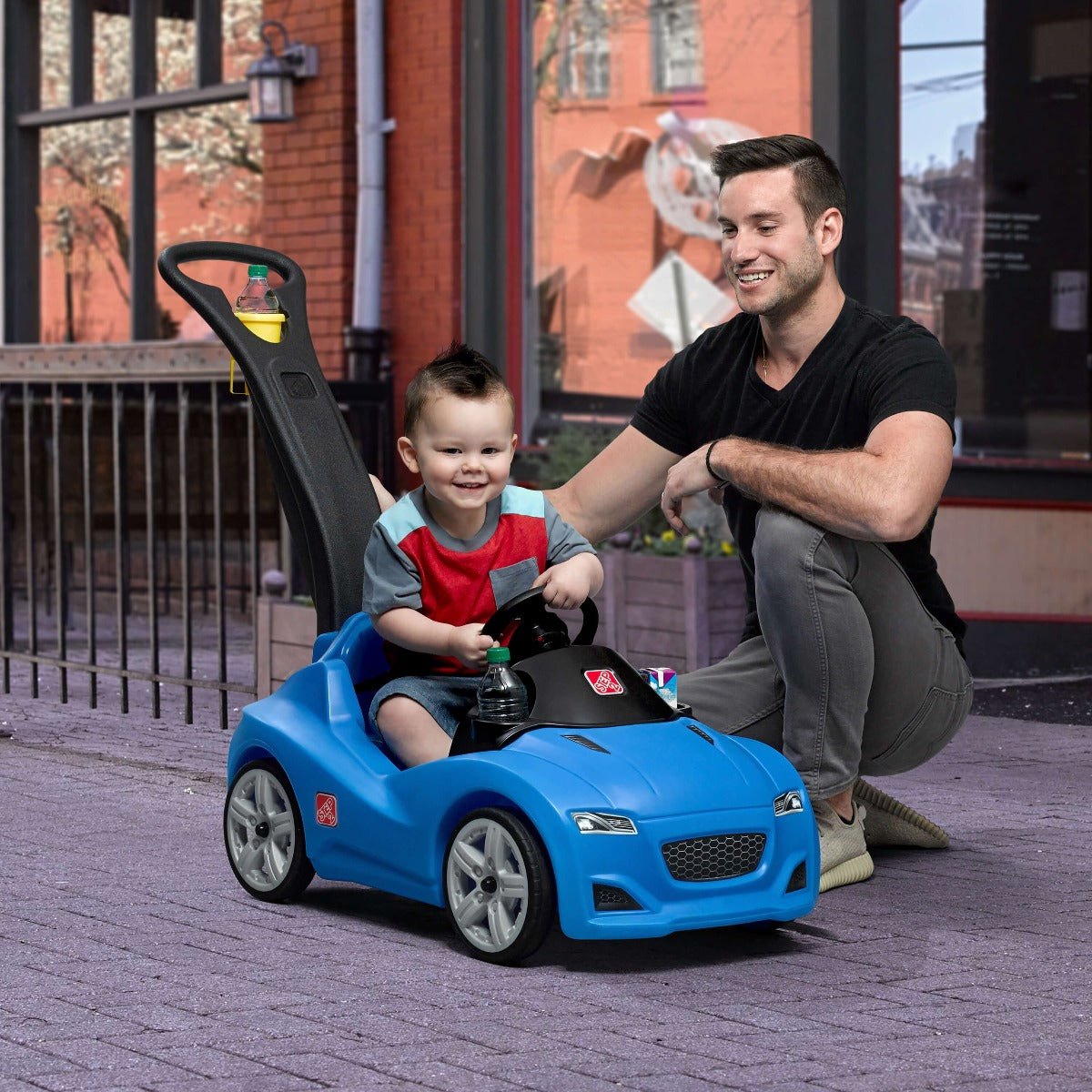 Buy Step2 866999 Push Buggy Whisper Ride Cruiser Blue Ride On | Yallatoys.com