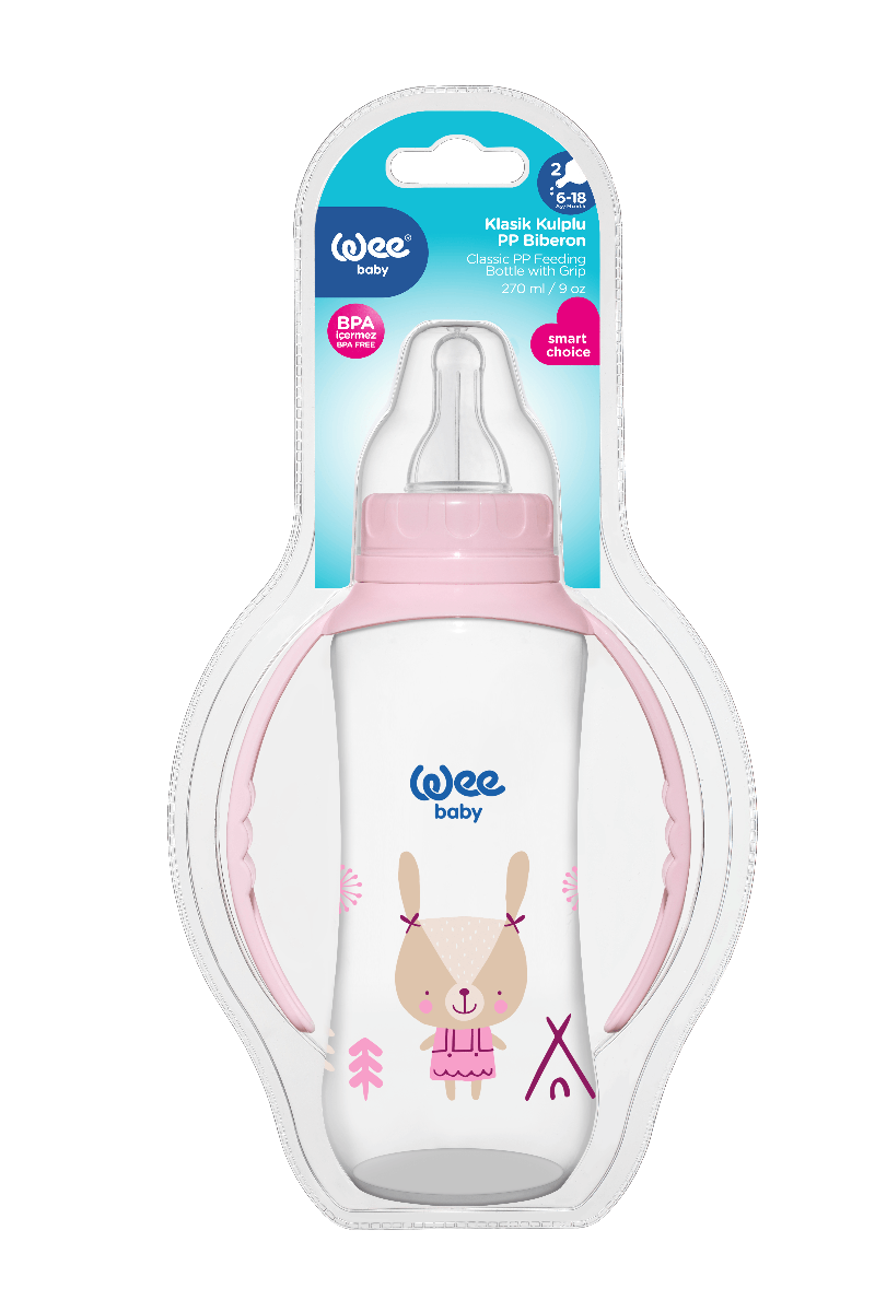 Wee Baby PP Feeding Bottles With Grip 270ml (Sold Separately Subject to Availability) Yallamomz Yallatoys