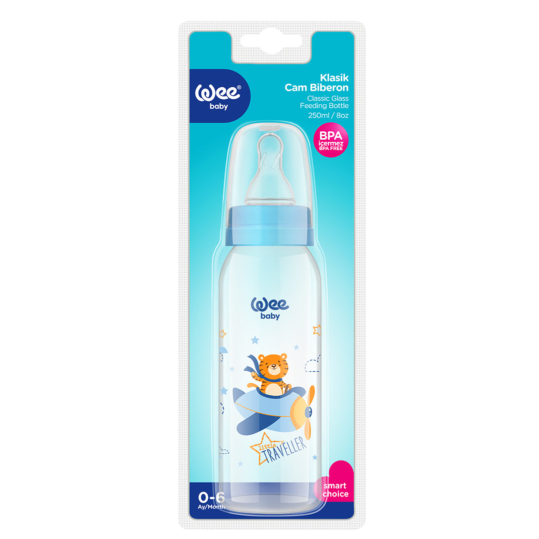 Buy Wee Baby Glass Feeding Bottle 250ml Sold Separately Subject to Availability) | Yallatoys.com