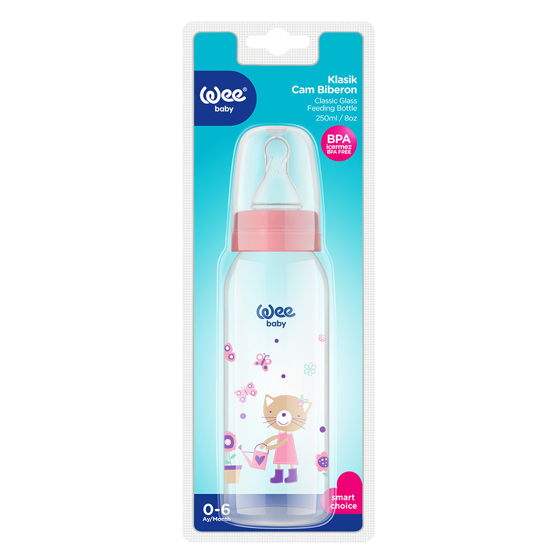 Buy Wee Baby Glass Feeding Bottle 250ml Sold Separately Subject to Availability) | Yallatoys.com