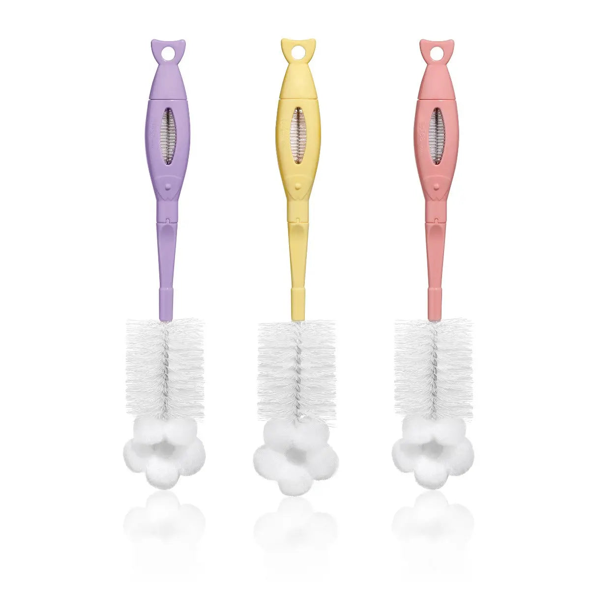 Feeding Bottle And Nipple Cleaning Brush Set Yallamomz Yallatoys