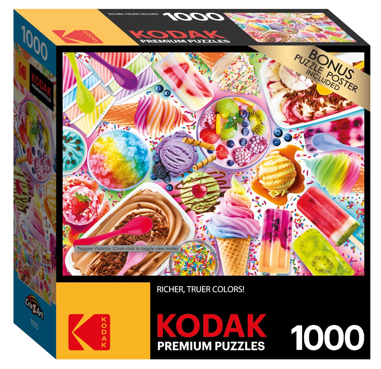Buy Kodak 1000 Piece Premium Puzzle (Sold Separately Subject To Availability) | Yallatoys.com