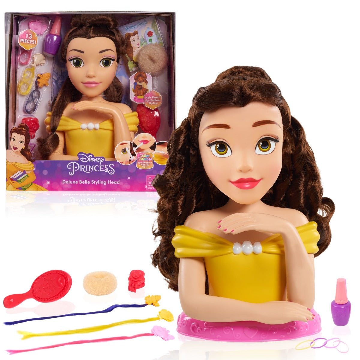 Buy Disney Princess Deluxe Belle Styling Head | Yallatoys.com