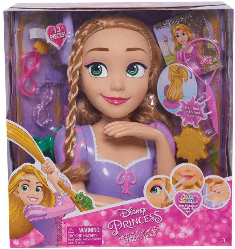 Buy Disney Princess Deluxe Rapunzel Styling Head | Yallatoys.com