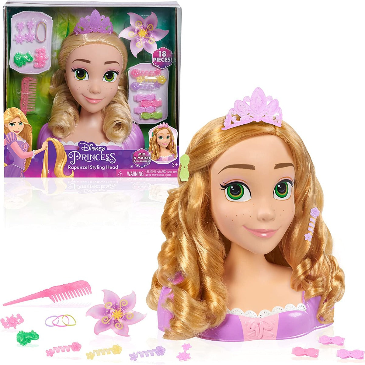 Buy Disney Princess Basic Rapunzel Styling Head | Yallatoys.com