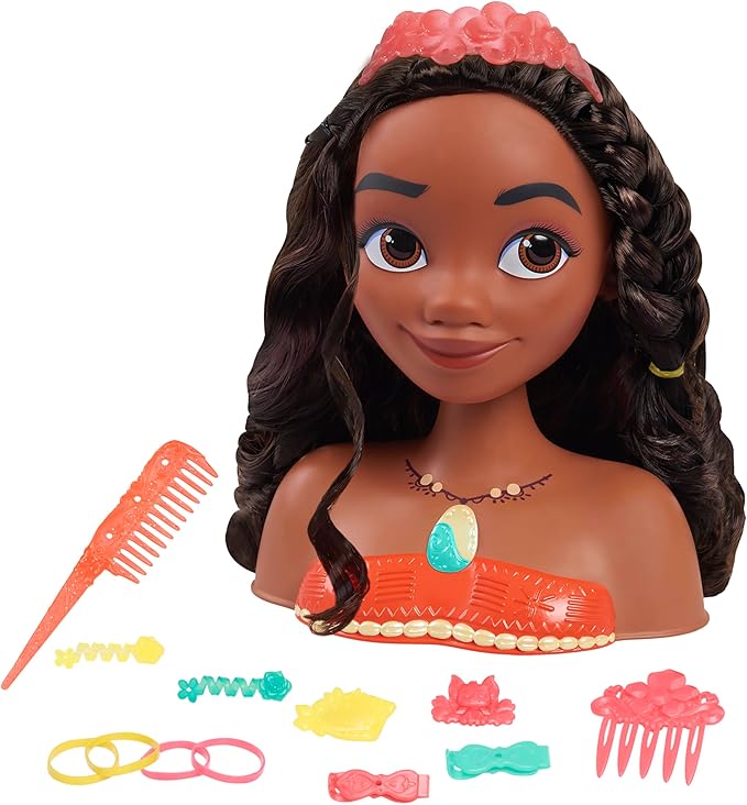 Buy Disney princess basic moana 2 styling head | Yallatoys.com