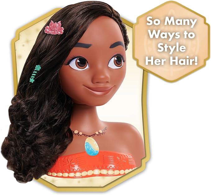 Buy Disney princess basic moana 2 styling head | Yallatoys.com