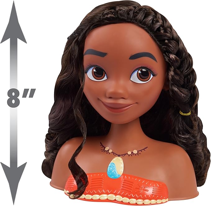 Buy Disney princess basic moana 2 styling head | Yallatoys.com