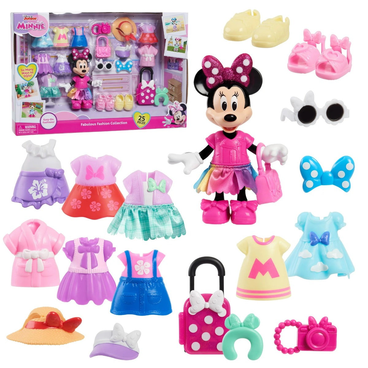 Buy Disney Minnie Mouse Fabulous Fashion Collection with Doll and Accessories | Yallatoys.com