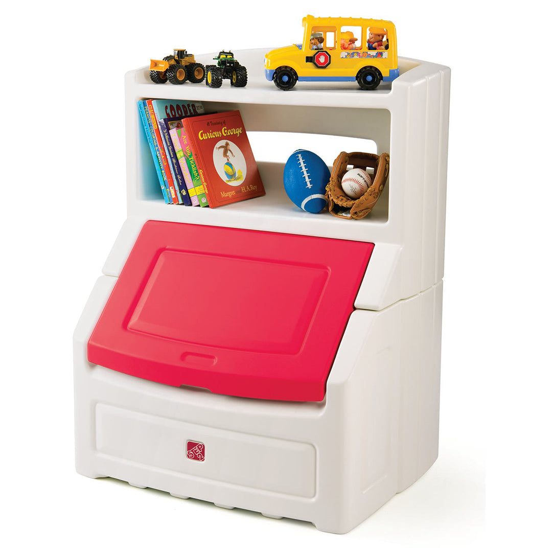 Buy Step2 Lift & Hide Bookcase Storage Chest Red | Yallatoys.com