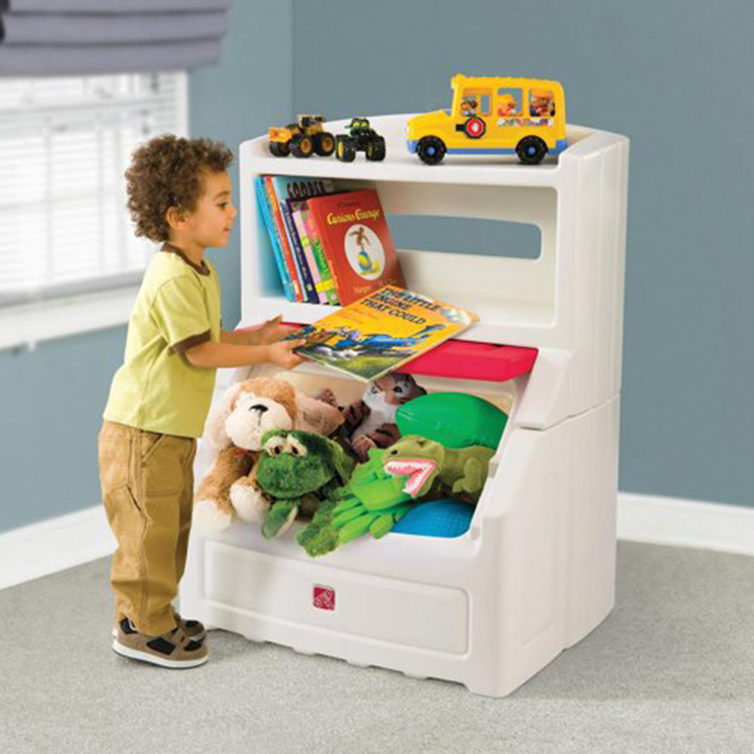 Buy Step2 Lift & Hide Bookcase Storage Chest Red | Yallatoys.com