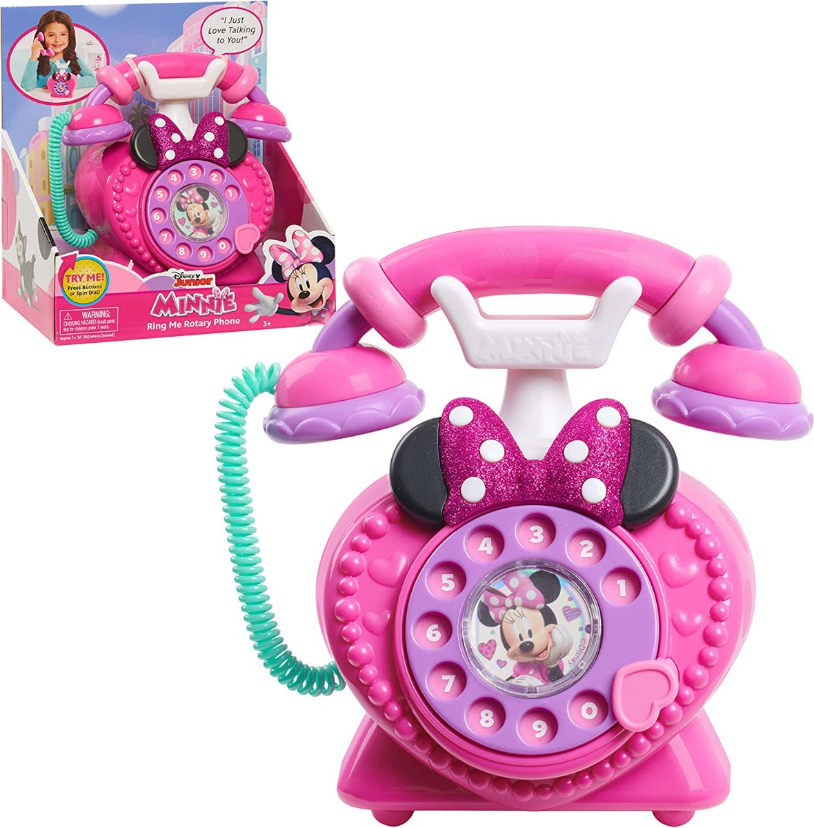 Buy Disney Minnie Mouse Ring Me Rotary Phone | Yallatoys.com