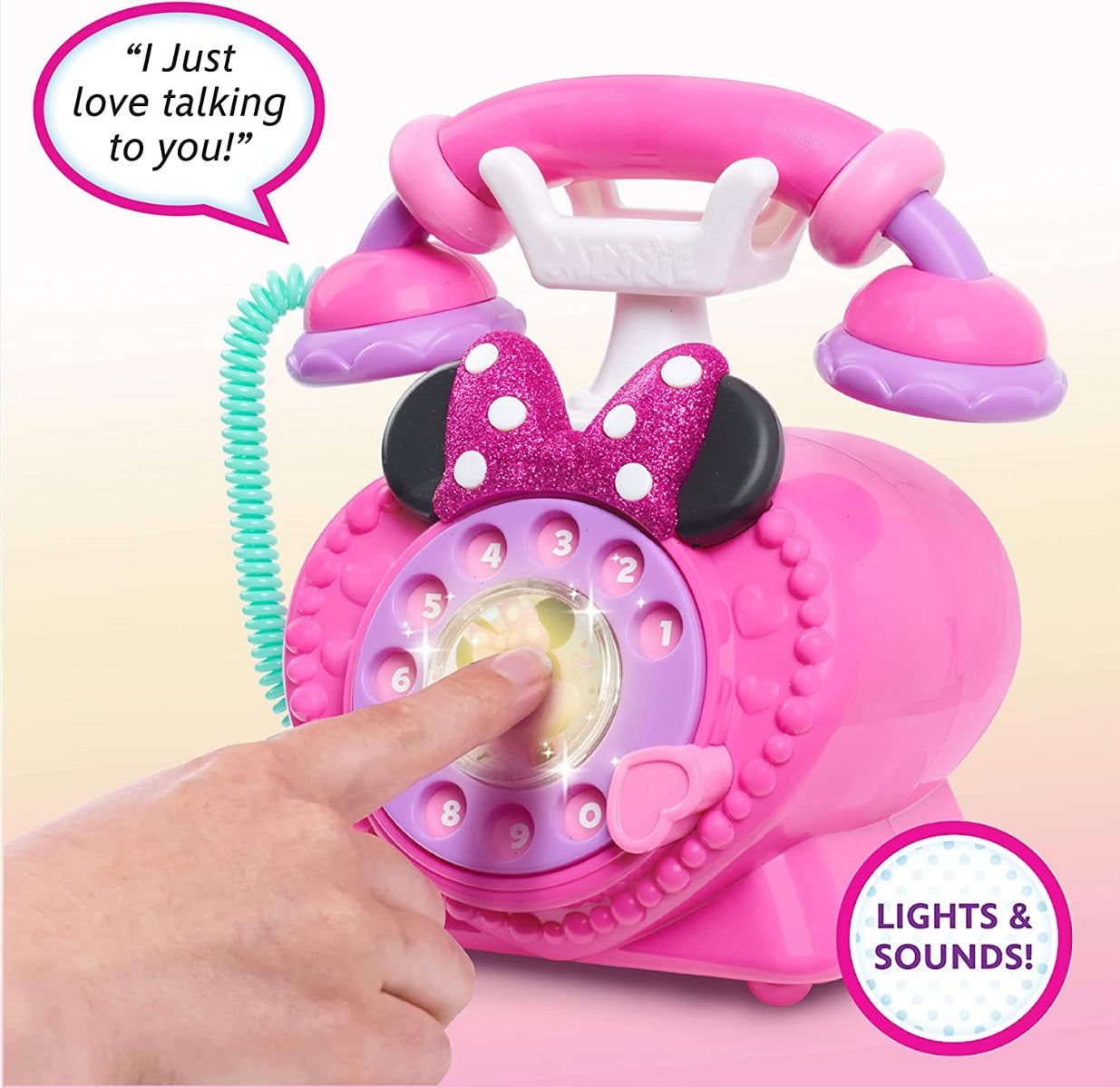 Buy Disney Minnie Mouse Ring Me Rotary Phone | Yallatoys.com