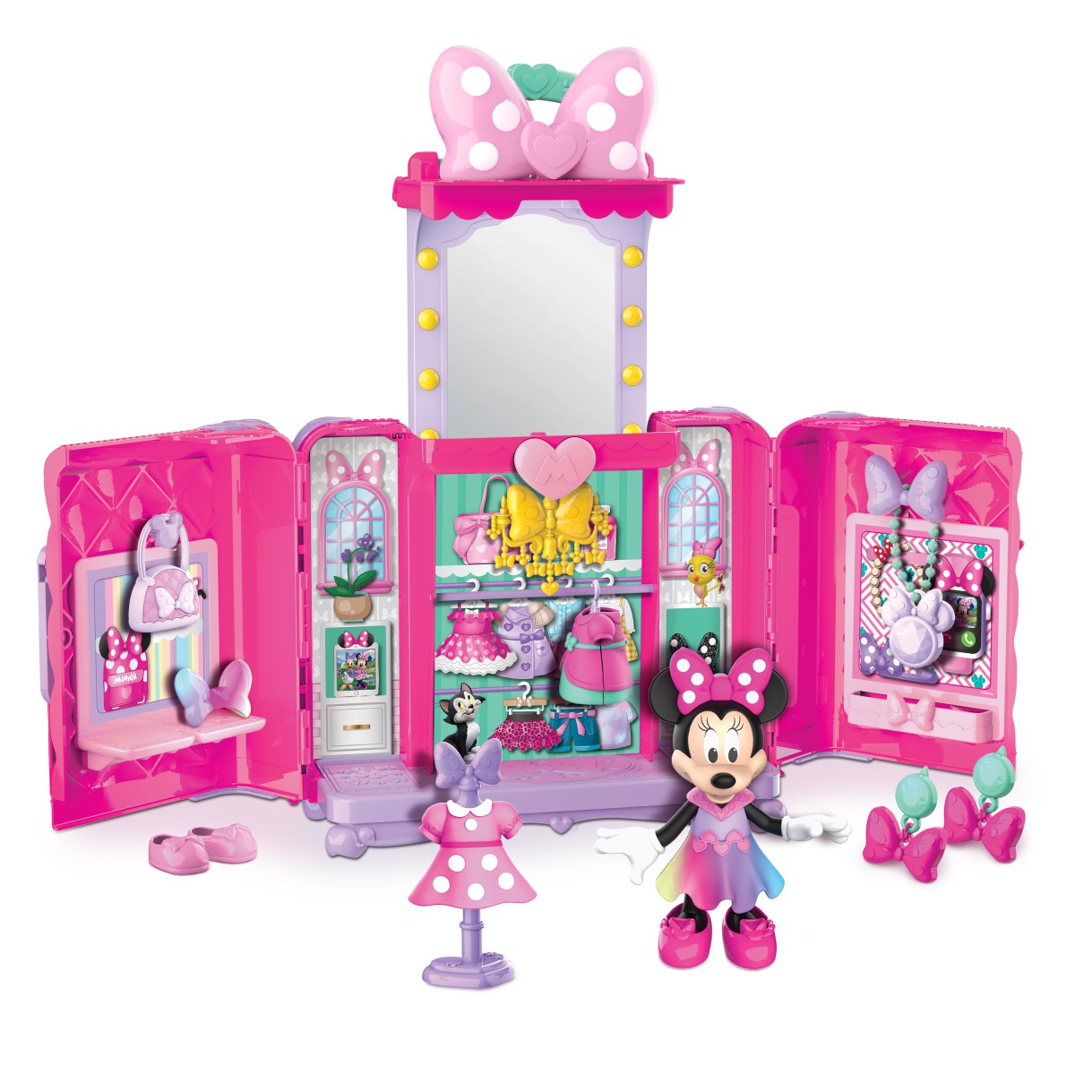 Buy Disney Minnie Mouse Sweet Reveals Glam & Glow 6inch Doll Playset | Yallatoys.com