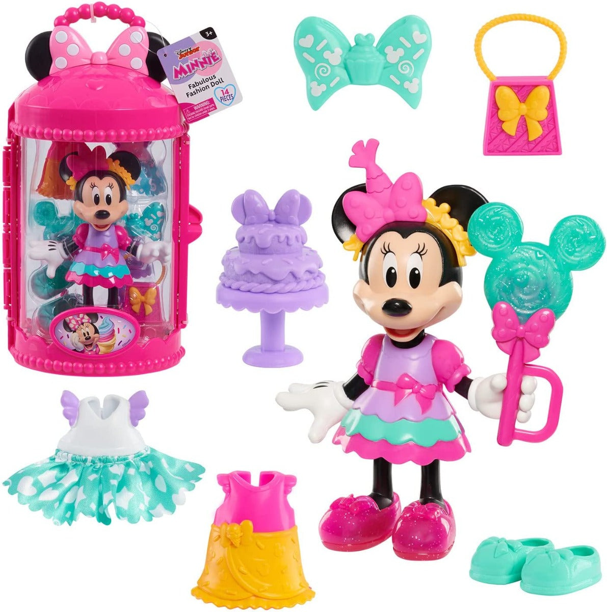 Buy Disney Minnie Mouse Fabulous Fashion Doll with Accessories (Sold Separately Subject to Availability) | Yallatoys.com