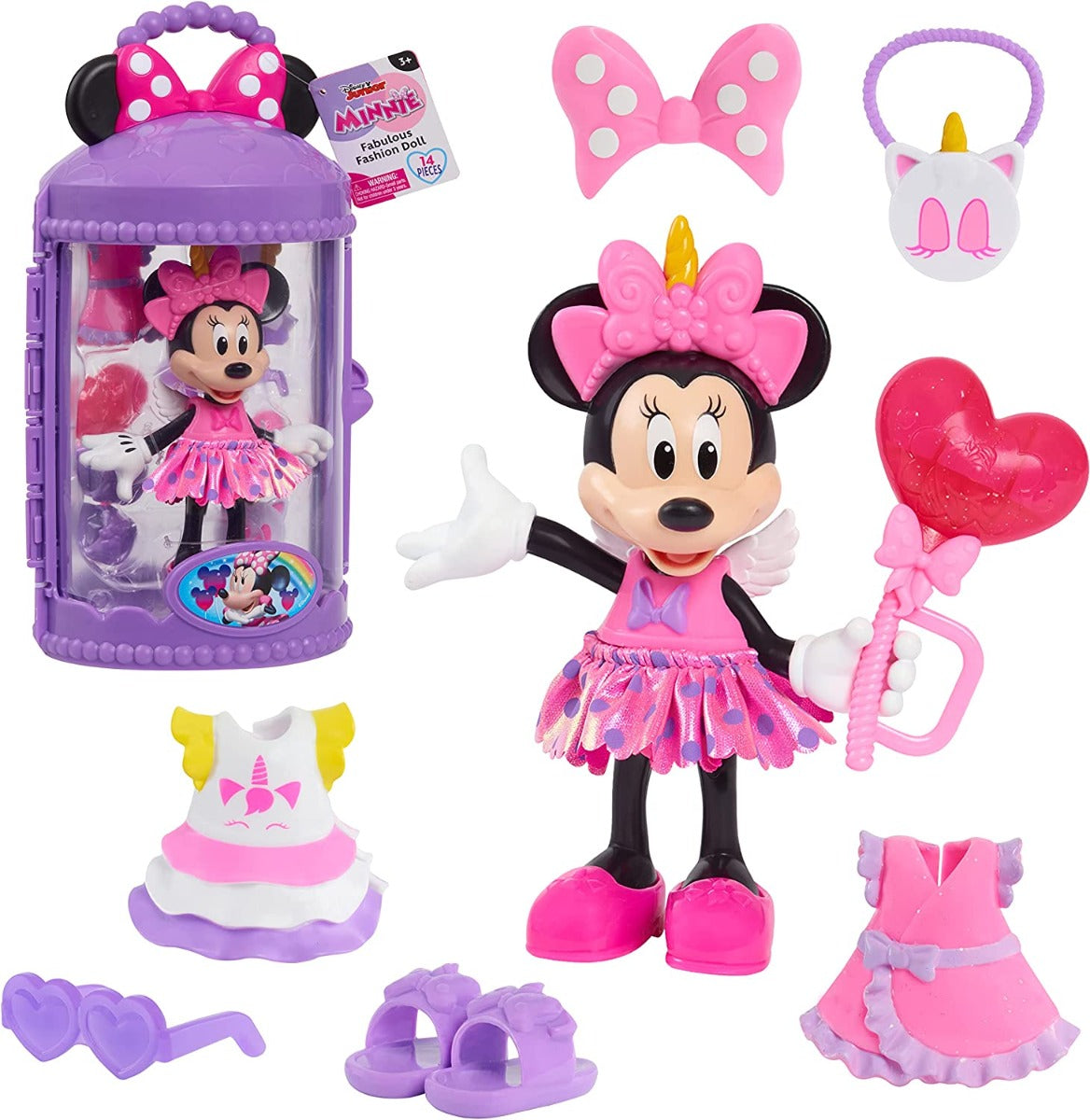 Buy Disney Minnie Mouse Fabulous Fashion Doll with Accessories (Sold Separately Subject to Availability) | Yallatoys.com