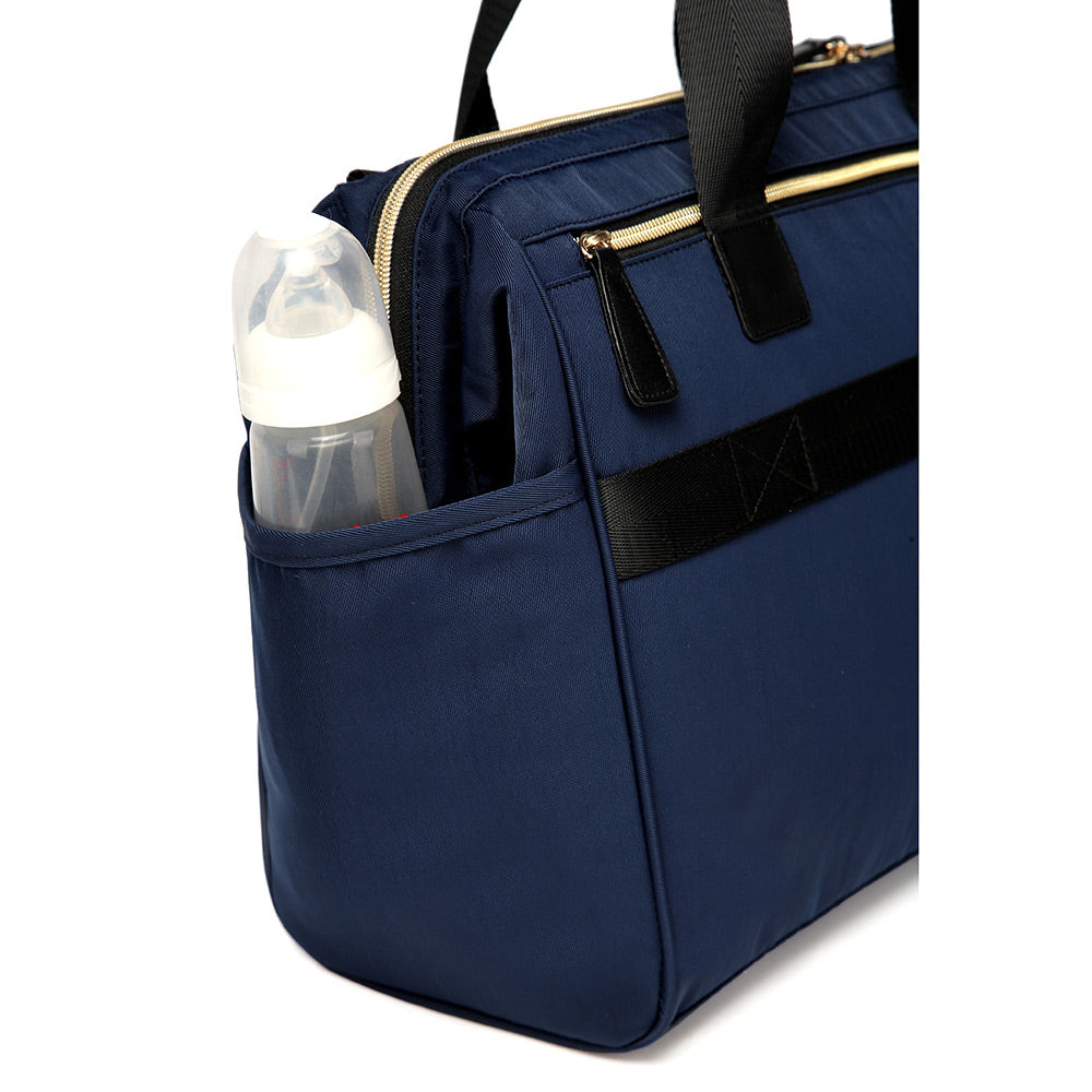 Little Story  Zera Mom Dad Diaper Bag Navy Blue Little Story Yallatoys