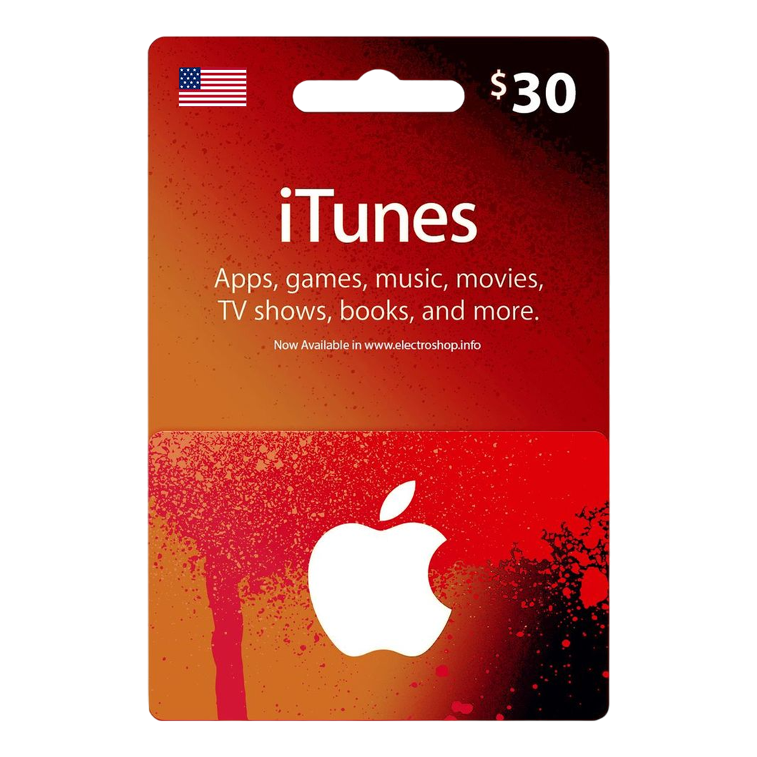 Buy Apple iTunes Gift Card USA Store 30$  | Yallatoys.com