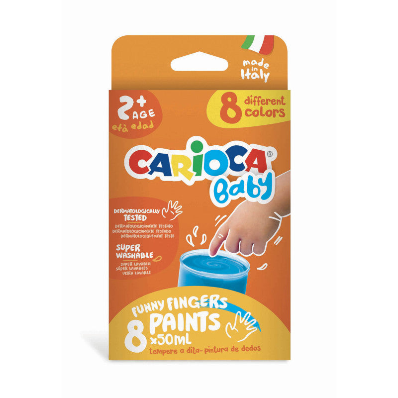 8 Piece Finger Paint Set
