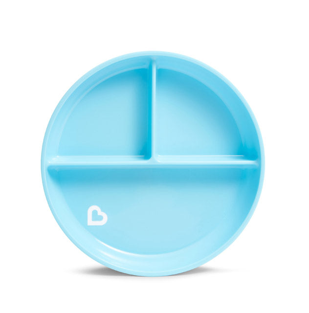 Munchkin Stay Put Suction Plate 1Pk Blue Munchkin Yallatoys