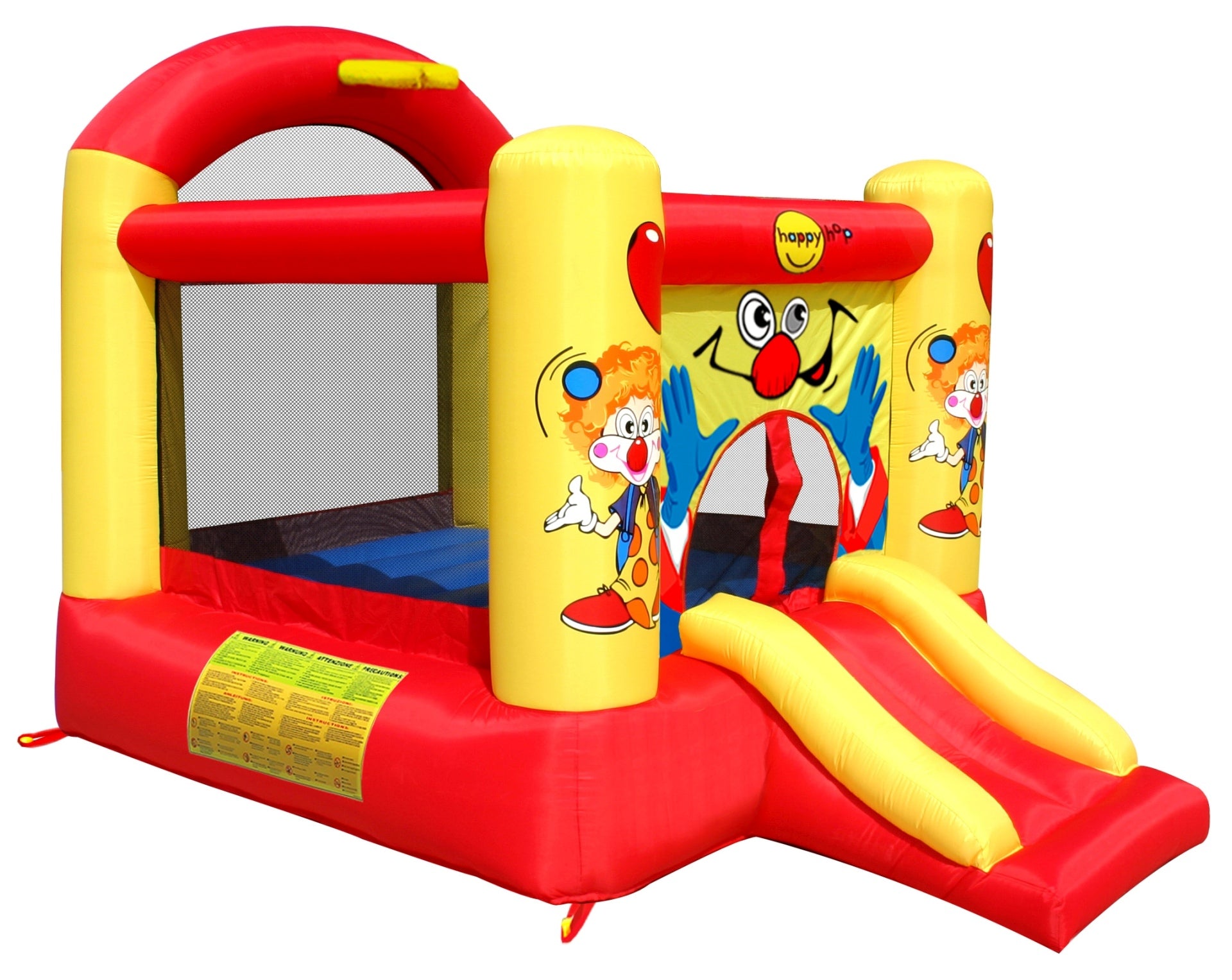 Buy Happy Hop Clown Slide and Hoop Bouncer | Yallatoys.com
