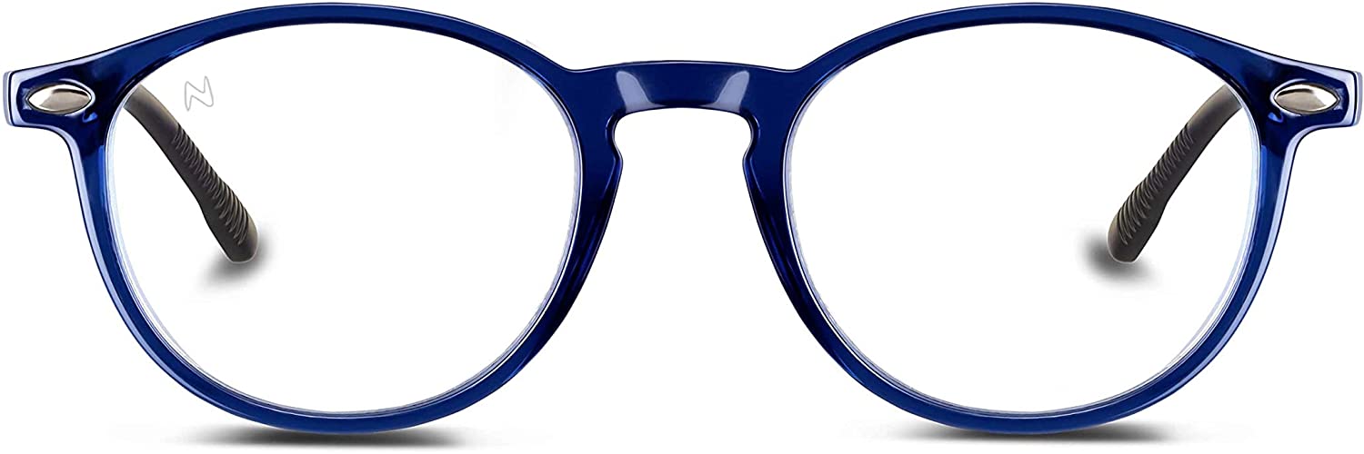 Buy Nooz Blue Light Blocking Round Shape Sunglasses Navy Blue 3-6 years | Yallatoys.com