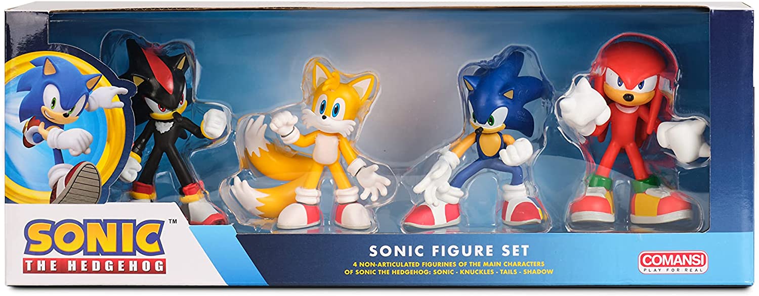 Buy Sonic The Hedgehog 4inch Action Figures 4pcs Set | Yallatoys.com