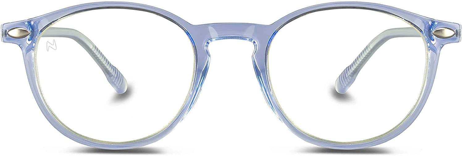Buy Nooz Blue Light Blocking Round Shape Sunglasses Light Blue 3-6 years | Yallatoys.com