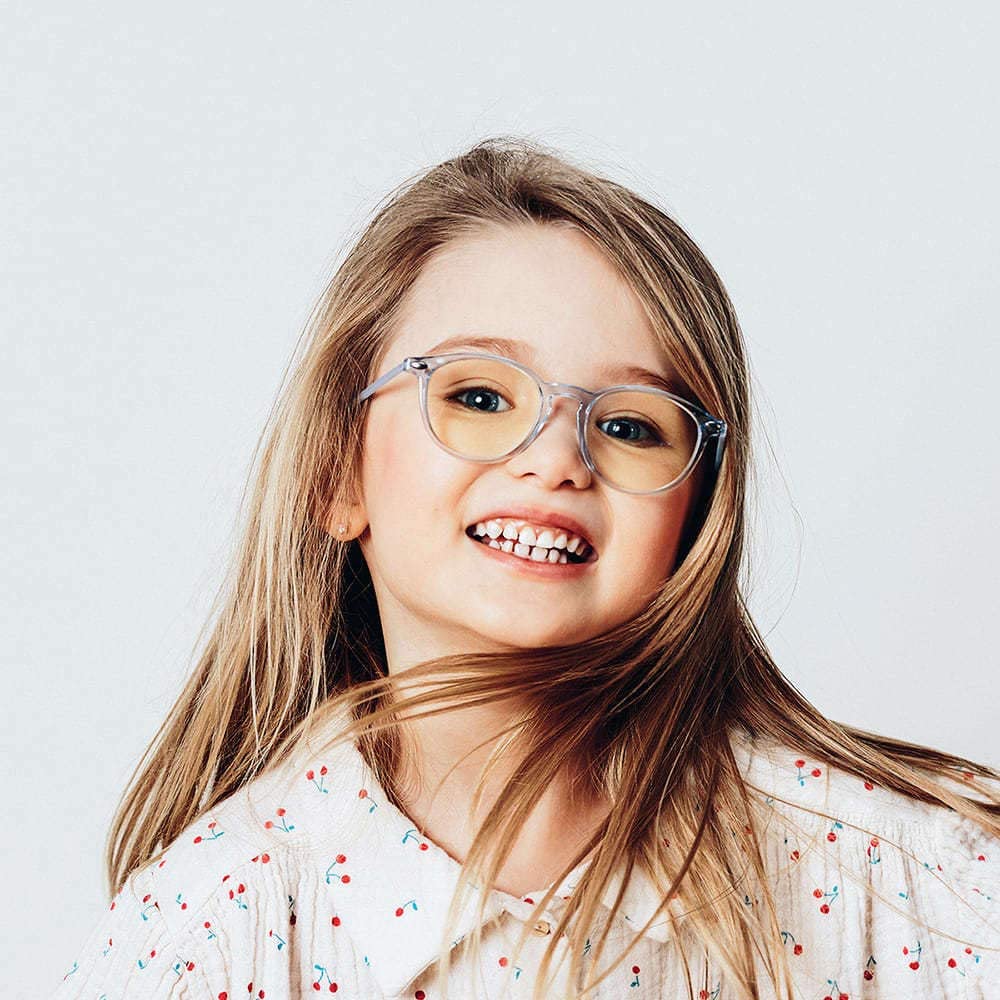 Buy Nooz Blue Light Blocking Round Shape Sunglasses Light Blue 3-6 years | Yallatoys.com