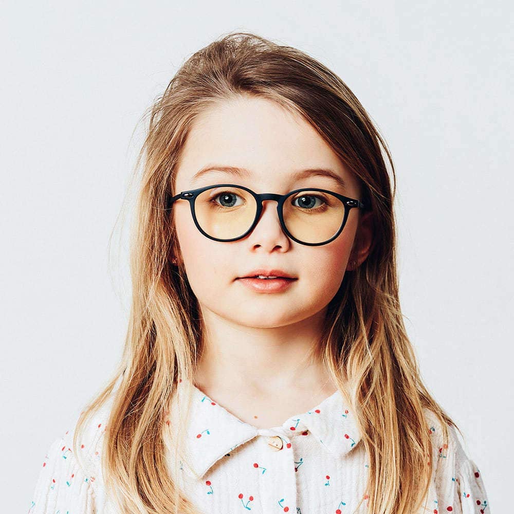 Buy Nooz Blue Light Blocking Round Shape Sunglasses Black 3-6 years | Yallatoys.com