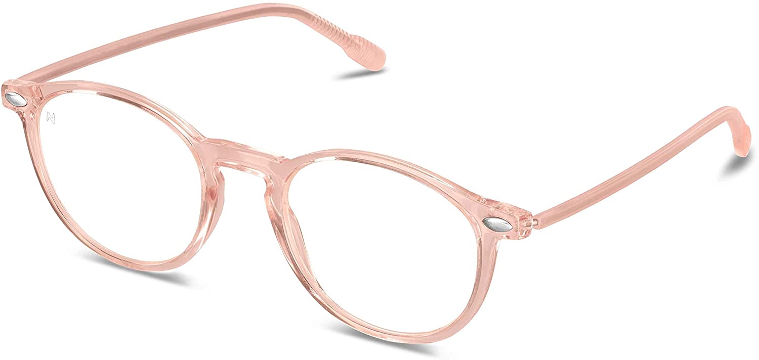 Buy Nooz Blue Light Blocking Round Shape Sunglasses Pink 3-6 years | Yallatoys.com