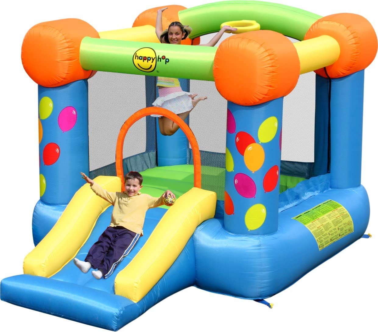 Buy Happy Hop Party Slide And Hoop Bouncer | Yallatoys.com